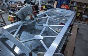 Custom fabricated enclosure for power inverters